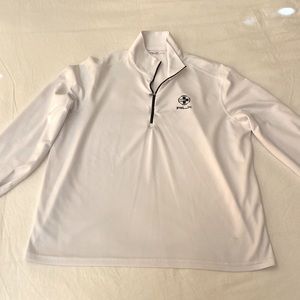 RLX Ralph Lauren Sport 1/4” Pullover White. XL